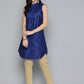 Jompers Women Geometric Embroidered Mirror Work Kurta