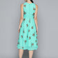 Jompers Floral Print Georgette A-Line Midi Dress