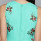 Jompers Floral Print Georgette A-Line Midi Dress
