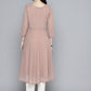 Embroidered yok flaired gorgette kurta from Jompers