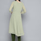 Embroidered yok flaired gorgette kurta from Jompers