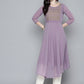 Embroidered yok flaired gorgette kurta from Jompers