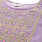 Embroidered yok flaired gorgette kurta from Jompers