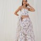 White Printed Beads & Stones Ready to Wear Lehenga & Blouse With Dupatta ( JOLC D 1701 White )