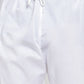 Jompers Men's White Solid Kurta with Pyjamas & Blue Nehru Jacket ( JOKP WC 4065 Blue-W )