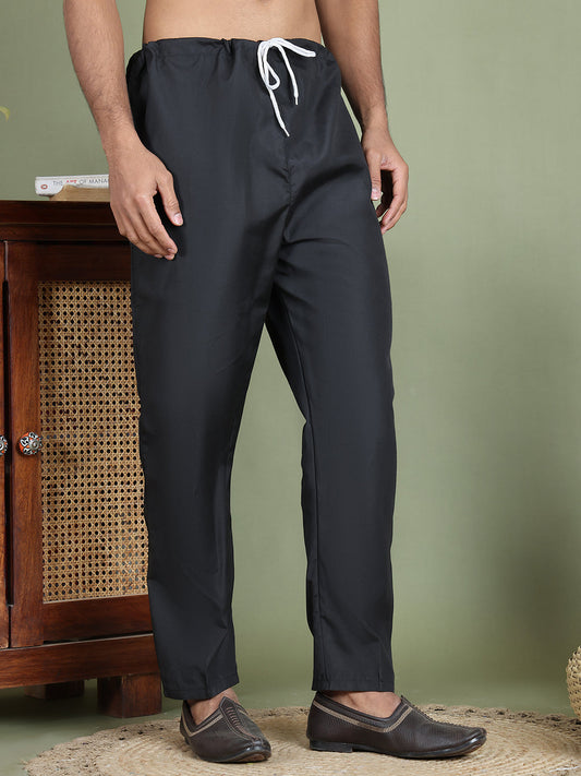 Jompers Men's Ethnic Churidar Payjama ( JOPJ 002Black )