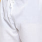 Men Pack of 2 Solid Cotton Pyjamas ( JOPJ 002White-Black Pack-2 )