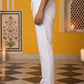 Men Pack of 2 Solid Cotton Pyjamas ( JOPJ 002White Pack-2 )