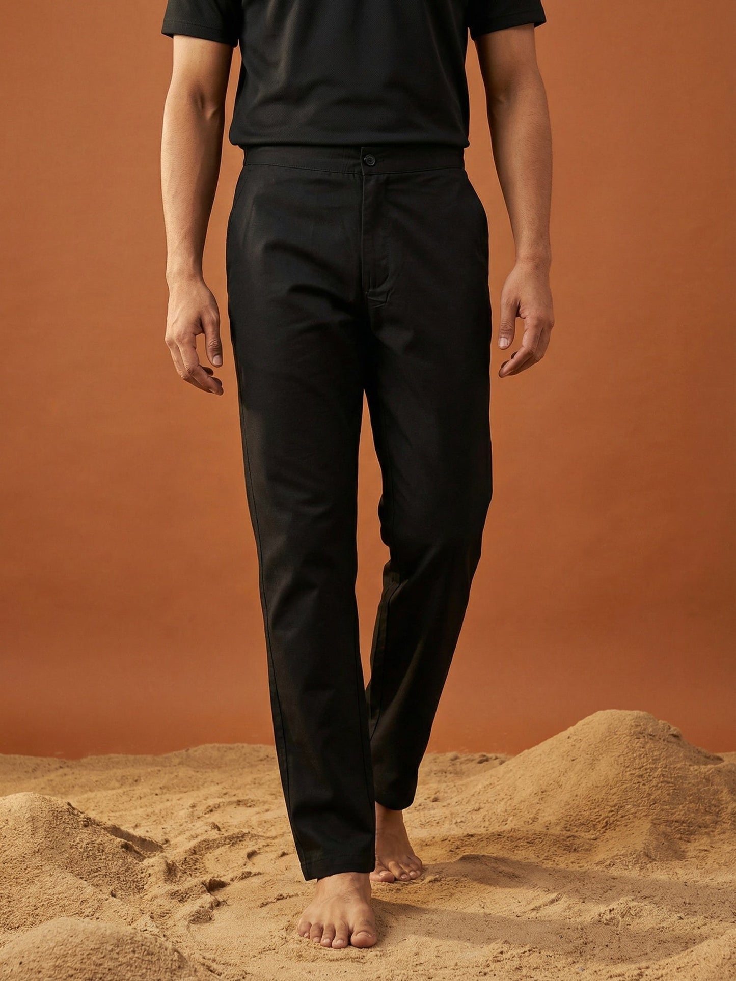 Men Pure Cotton Pyjama Pack of 2 ( JOPJ 005Black Pack-2 )