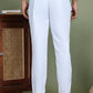 Men White Solid Pant Look Pyjama ( JOPJ 005White )