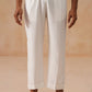 Solid Cotton Pyjama For Men ( JOPJ 011 White )