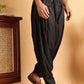 Black Viscose Rayon Salwar for Men ( JOSP 007Black )