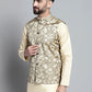 Men's Woven Design Nehru Jacket