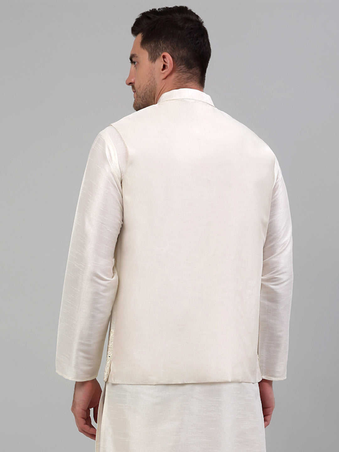 Men's Embroidered Nehru Jacket