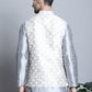 Men's Woven Design Nehru Jacket