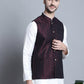 Men's Woven Design Nehru Jacket