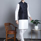 Men's Woven Design Nehru Jacket