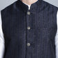 Men's Woven Design Nehru Jacket