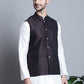 Men's Woven Design Nehru Jacket