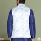 Floral Printed Nehru Jacket ( JOWC 4090Silver )