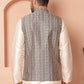Men's Woven Design Nehru Jacket