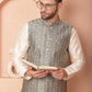 Men's Woven Design Nehru Jacket
