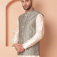 Men's Woven Design Nehru Jacket