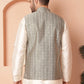 Men's Woven Design Nehru Jacket