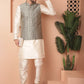 Men's Woven Design Nehru Jacket