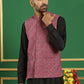 Men's Sequins Velvet Nehru Jacket