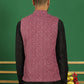 Men's Sequins Velvet Nehru Jacket