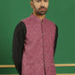 Men's Sequins Velvet Nehru Jacket