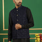 Men's Sequins Velvet Nehru Jacket