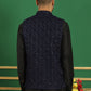 Men's Sequins Velvet Nehru Jacket