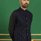 Men's Sequins Velvet Nehru Jacket