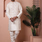 Floral Printed and Embroidered Nehru Jacket for Men