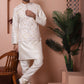 Floral Printed and Embroidered Nehru Jacket for Men