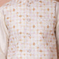 Floral Printed and Embroidered Nehru Jacket for Men
