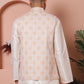 Floral Printed and Embroidered Nehru Jacket for Men