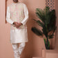 Floral Printed and Embroidered Nehru Jacket for Men