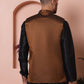 Woven Design Nehru Jacket for Men