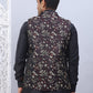 Embossed Silk Blend Nehru Jacket