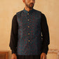 Embroidered Silk Blend Nehru Jacket