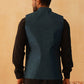 Embroidered Silk Blend Nehru Jacket
