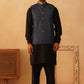 Embroidered Silk Blend Nehru Jacket