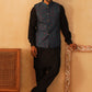 Embroidered Silk Blend Nehru Jacket