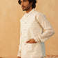 Embroidered With Sequin Silk Blend Nehru Jacket