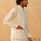 Embroidered With Sequin Silk Blend Nehru Jacket