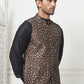 Embroidered Silk Blend Nehru Jacket