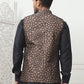 Embroidered Silk Blend Nehru Jacket